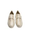 Pitillos - 10333 - ORO - Blucher con picados mujer con velcro en piel fantasía ORO - 2