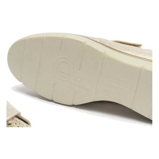 Pitillos - 10333 - ORO - Blucher con picados mujer con velcro en piel fantasía ORO - 5