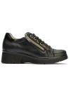 Pitillos - 10392 - NEGRO - Basket mujer con cremallera en piel fantasía NEGRO - 1