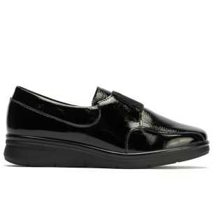 Pitillos - 10705 - NEGRO - Blucher con Elástico en charol de mujer color negro - 1