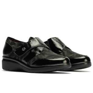 Pitillos - 10721 - NEGRO - Blucher Lycra con Velcro de mujer color negro - 1 2