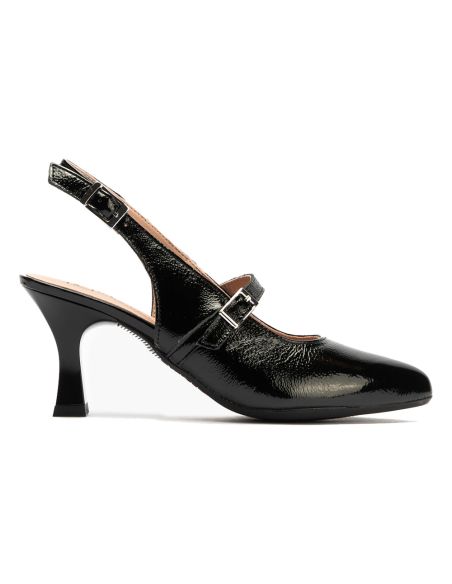 Pitillos - 11190 - NEGRO - Zapato de salón destalonado con tacón alto