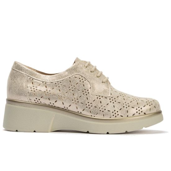 Pitillos - 11240 - ORO - Blucher con cordones