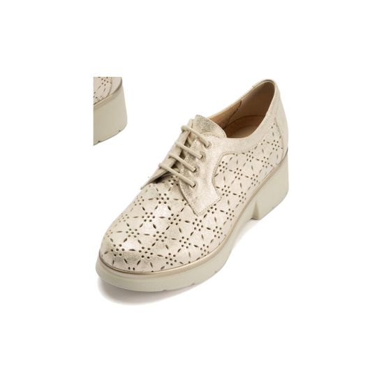 Pitillos - 11240 - ORO - Blucher con cordones