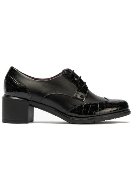 Pitillos - 11626 - NEGRO - Blucher combinado charol coco con napa Negro - 1