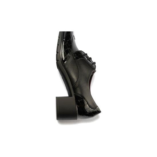 Pitillos - 11626 - NEGRO - Blucher combinado charol coco con napa Negro - 5