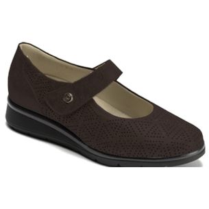 Pitillos - 11030 - NEGRO - 11030 - NEGRO - Zapato mercedes plano ancho especial con acabado brillante y suave Negro - 1