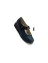 Pitillos - 11032 - MARINO - 11032 - MARINO - Zapato mercedes ancho especial en piel napa y lycra
