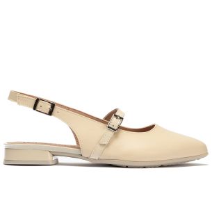 Pitillos - 11170 - CREMA - 11170 - CREMA - Bailarina con tacón bajo y punta fina Crema - 1