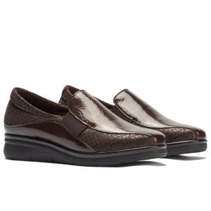 Pitillos - 11500 - MARRON - 11500 - MARRON - Gucci Elásticos combinado Charol con Lycra Marrón - 1 2