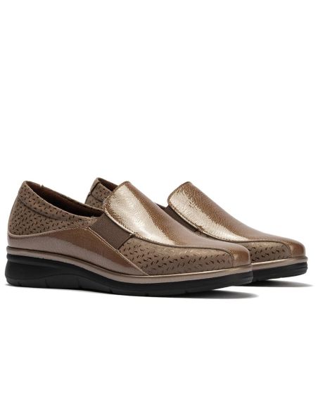 Pitillos - 11500 - TOPO - 11500 - TOPO - Gucci Elásticos combinado Charol con Lycra Topo - 2