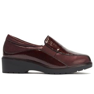 Pitillos - 11523 - BURDEOS - 11523 - BURDEOS - Gucci con elásticos combinado charol con lycra Burdeos - 1