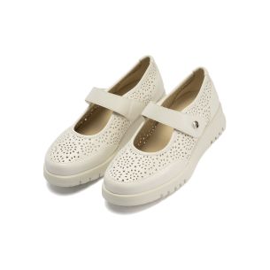 Pitillos - 20300 - BLANCO - 20300 - BLANCO - Zapato mercedes con velcro Blanco - 1 2