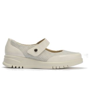 Pitillos - 20302 - BLANCO - 20302 - BLANCO - Zapato mercedes con velcro Blanco - 1