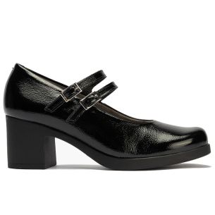 Pitillos - 30500 - NEGRO - 30500 - NEGRO - Mercedes en charol con doble hebilla Negro - 1