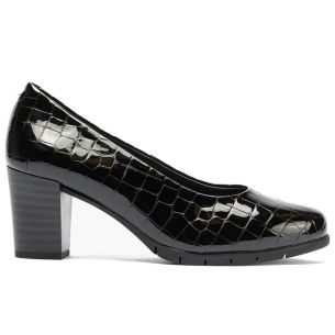 Pitillos - 100 - NEGRO - 100 - NEGRO - Zapato de Salón Mujer Tacón Alto con Tapas Negro - 1
