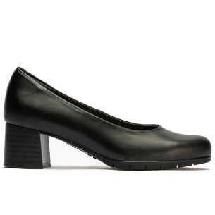 Pitillos - 101 - NEGRO - 101 - NEGRO - Zapato de Salón Mujer Tacón Medio con Tapas Negro - 1 2