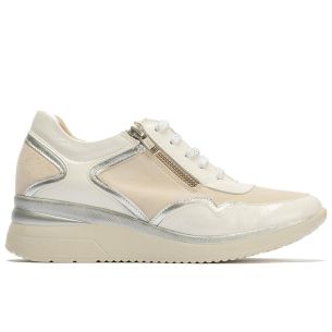 Pitillos - 10435 - GLACIAL - 10435 - GLACIAL - Deportivo mujer con cremallera en piel combinada GLACIAL - 1