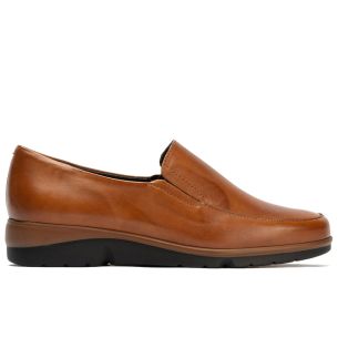 Pitillos - 105 - CUERO - 105 - CUERO - Mocasín Mujer Cuña Baja Marrón Claro - 1