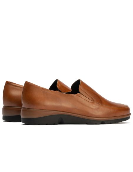 Pitillos - 105 - CUERO - 105 - CUERO - Mocasín Mujer Cuña Baja Marrón Claro - 3
