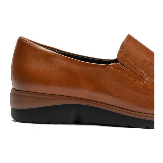 Pitillos - 105 - CUERO - 105 - CUERO - Mocasín Mujer Cuña Baja Marrón Claro - 4