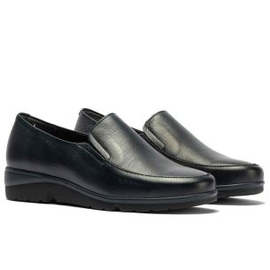 Pitillos - 105 - MARINO - 105 - MARINO - Mocasín Mujer Cuña Baja Azul - 1 2