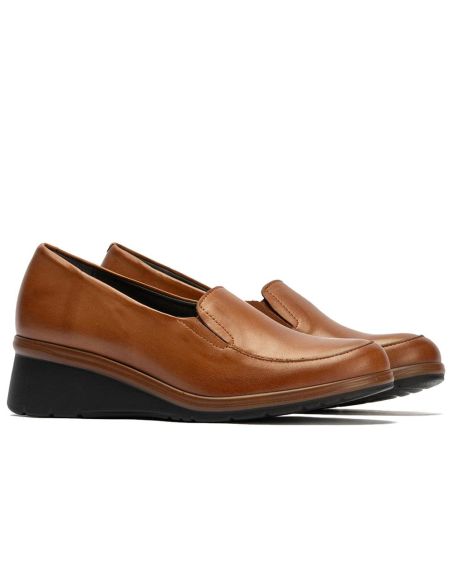 Pitillos - 106 - CUERO - 106 - CUERO - Mocasín Mujer Cuña Media Marrón Claro - 2