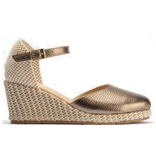 Pitillos - 10634 - ORO - 10634 - ORO - Valenciana pala mujer con hebilla en laminado ORO - 1