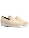 Pitillos - 107 - CREMA - 107 - CREMA - Mocasín Mujer Cuña Baja Beige - 5
