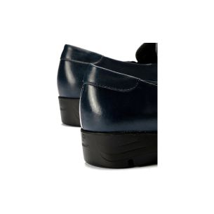 Pitillos - 107 - MARINO - 107 - MARINO - Mocasín Mujer Cuña Baja Azul - 1 2