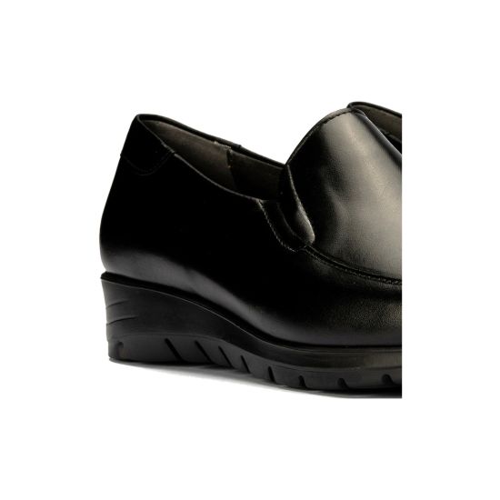 Pitillos - 107 - NEGRO - 107 - NEGRO - Mocasín Mujer Cuña Baja Negro - 3