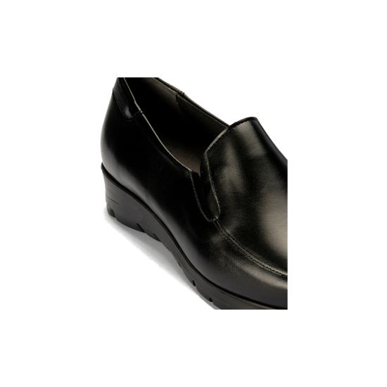 Pitillos - 107 - NEGRO - 107 - NEGRO - Mocasín Mujer Cuña Baja Negro - 4