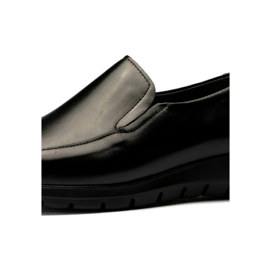 Pitillos - 107 - NEGRO - 107 - NEGRO - Mocasín Mujer Cuña Baja Negro - 5