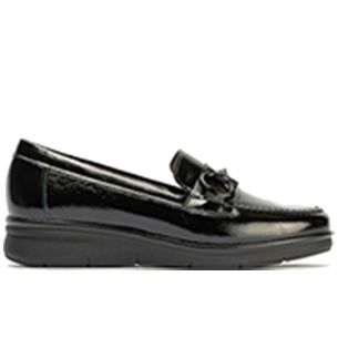Pitillos - 10701 - NEGRO - 10701 - NEGRO - Mocasín con Adorno en charol de mujer color negro - 1
