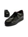 Pitillos - 10703 - NEGRO - 10703 - NEGRO - Deportivo Velcro en charol con lycra de mujer color negro - 4