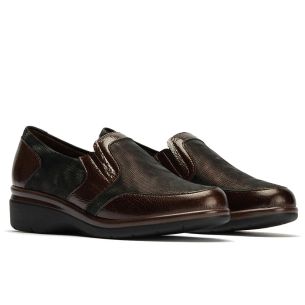 Pitillos - 10720 - MARRON - 10720 - MARRON - Manoletina Lycra de mujer color marron - 1 2