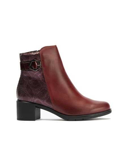 Pitillos - 10742 - BURDEOS - 10742 - BURDEOS - Botin en napa de mujer color burdeos - 1