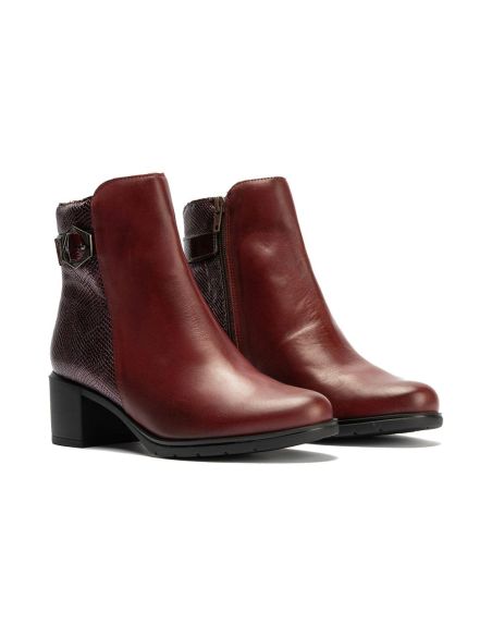 Pitillos - 10742 - BURDEOS - 10742 - BURDEOS - Botin en napa de mujer color burdeos - 3