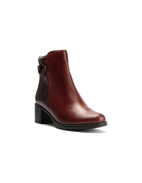 Pitillos - 10742 - BURDEOS - 10742 - BURDEOS - Botin en napa de mujer color burdeos - 5