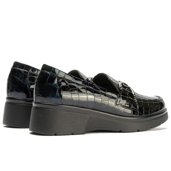 Pitillos - 10750 - MARINO - 10750 - MARINO - Mocasín en Coco charol de mujer color marino - 3