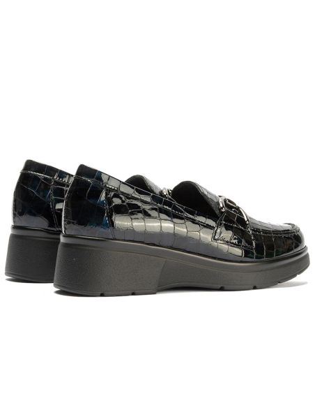 Pitillos - 10750 - MARINO - 10750 - MARINO - Mocasín en Coco charol de mujer color marino - 3