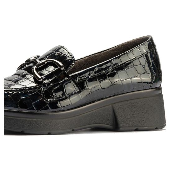 Pitillos - 10750 - MARINO - 10750 - MARINO - Mocasín en Coco charol de mujer color marino - 5