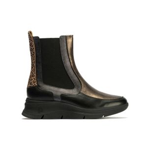 Pitillos - 10755 - NEGRO - 10755 - NEGRO - Botín Chelsey en napa de mujer color negro - 1