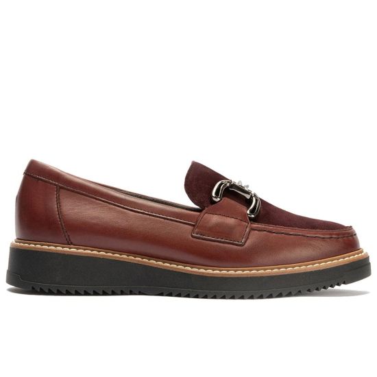 Pitillos - 10763 - BURDEOS - 10763 - BURDEOS - Mocasín Combinado Ante de mujer color burdeos - 1