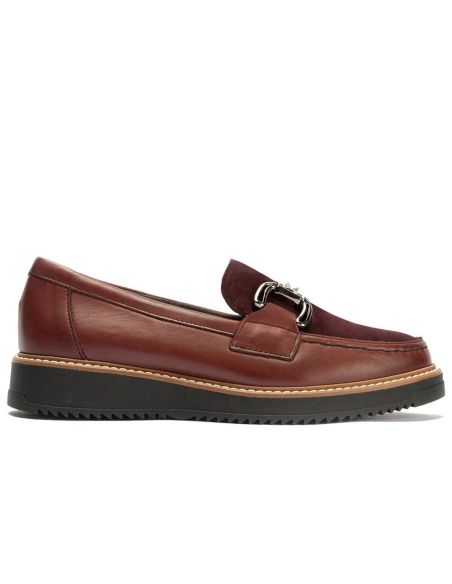 Pitillos - 10763 - BURDEOS - 10763 - BURDEOS - Mocasín Combinado Ante de mujer color burdeos - 1