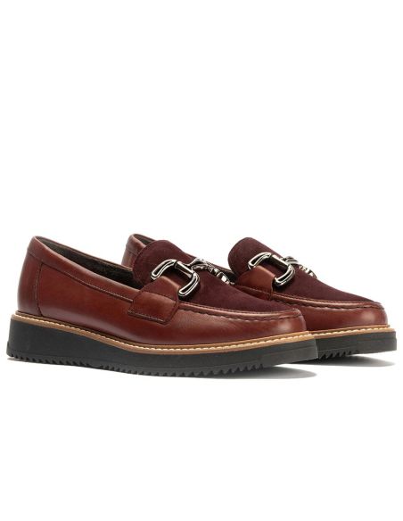 Pitillos - 10763 - BURDEOS - 10763 - BURDEOS - Mocasín Combinado Ante de mujer color burdeos - 2