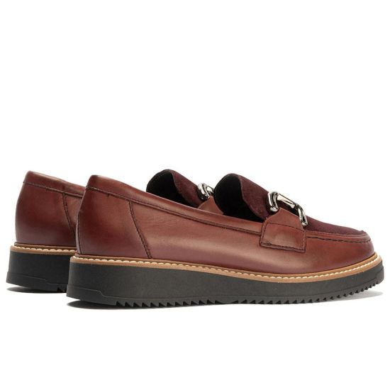 Pitillos - 10763 - BURDEOS - 10763 - BURDEOS - Mocasín Combinado Ante de mujer color burdeos - 3