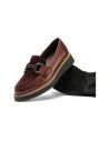 Pitillos - 10763 - BURDEOS - 10763 - BURDEOS - Mocasín Combinado Ante de mujer color burdeos - 5