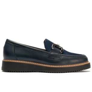 Pitillos - 10763 - MARINO - 10763 - MARINO - Mocasín Combinado Ante de mujer color marino - 1
