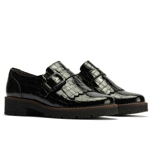 Pitillos - 10772 - NEGRO - 10772 - NEGRO - Abotinado en Coco con elásticos de mujer color negro - 1 2